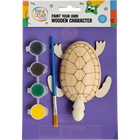 Paint Your Own Wooden Character: Turtle image number 1