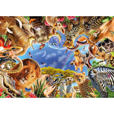 African Animals 500 Piece Jigsaw Puzzle image number 2