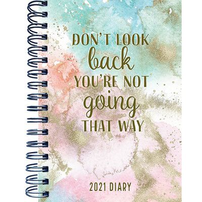 A5 Don't Look 2021 Week To View Diary image number 1
