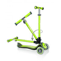 Lime Globber Elite Deluxe 3 Wheel Scooter