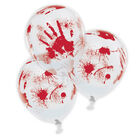 Bloody Hand Latex Balloons - 6 Pack image number 2
