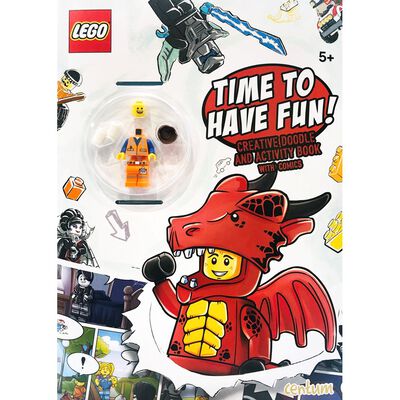 Lego Time to Have Fun: Creative Doodle and Activity Book image number 1