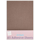 A5 Glitter Adhesive Sheets: Pack of 10 image number 1