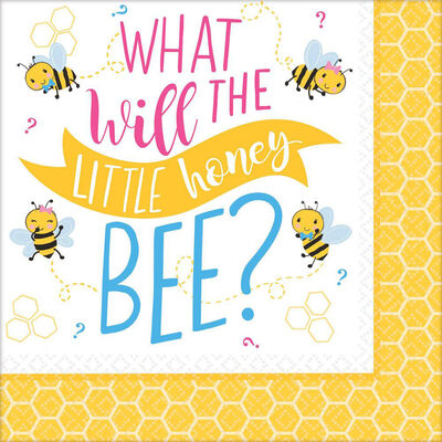What Will It Bee Baby Shower Napkins image number 1
