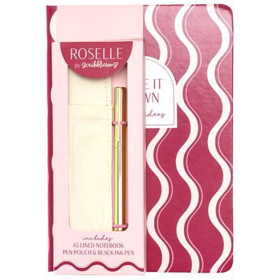 Roselle A5 Notebook with Pen Pouch image number 1