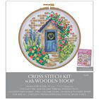Cross Stitch Kit With Wooden Hoop: Summer Cottage image number 1