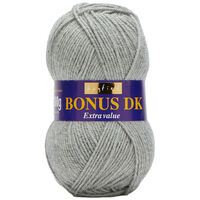 Bonus DK: Grey Marl Yarn 100g