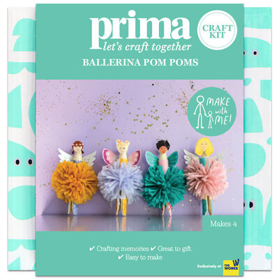 Prima Make Your Own Ballerina Pom Poms image number 1