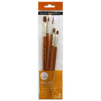 Acrylic Paint Brushes: Pack of 5