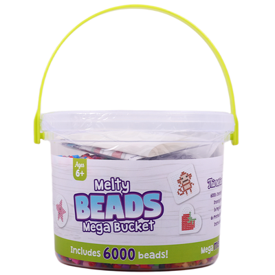 Melty Beads Mega Bucket: 6000 beads image number 1