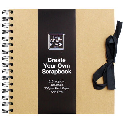 Create Your Own Kraft Scrapbook - 8 x 8 Inches image number 1