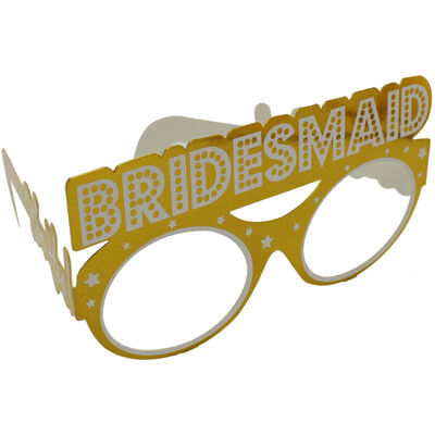 Gold Hen Do Party Glasses - 9 Pack image number 2