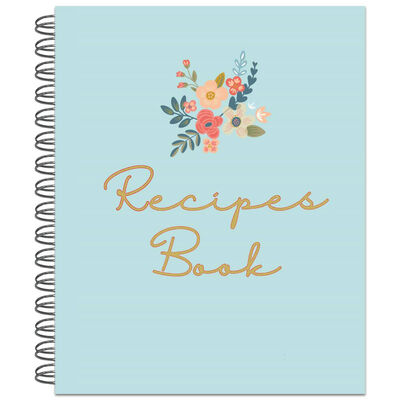 Floral Spiral Recipe Notebook image number 1
