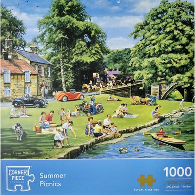 Summer Picnic 1000 Piece Jigsaw Puzzle image number 1