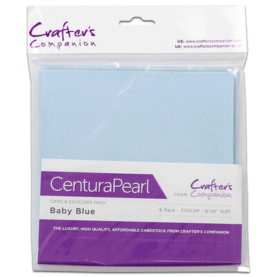 Crafter’s Companion Cards and Envelopes: Baby Blue image number 1