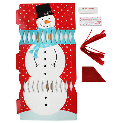 Make Your Own Snowman Christmas Crackers - 6 Pack image number 2