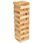 Wooden Tumbling Tower 48 Piece Game image number 2
