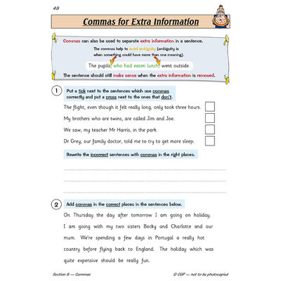 KS2 English Targeted Question Book Grammar, Punctuation & Spelling: Year 5 image number 3