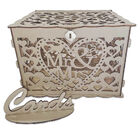 Wooden Wedding Greeting Card Box image number 2