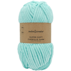 Super Soft Chenille Yarn: Mint 100g image number 1