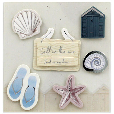 3D Beach Toppers: Pack of 6 image number 2