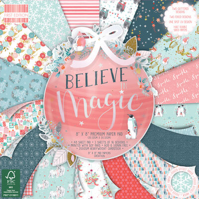 Believe in Magic Premium Paper Pad - 8x8 Inch image number 1