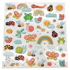 3D Puffy Spring Stickers: Pack of 52 image number 1