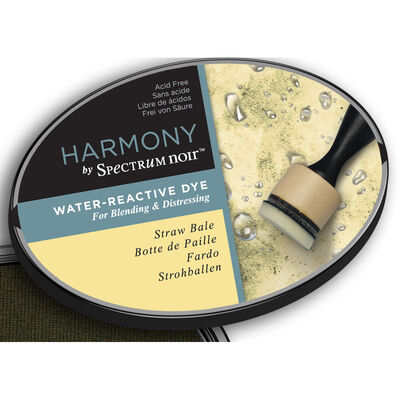 Harmony by Spectrum Noir Water Reactive Dye Inkpad - Straw Bale image number 4