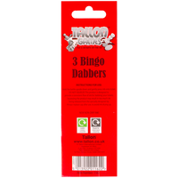 Red Bingo Dabbers: Pack of 3