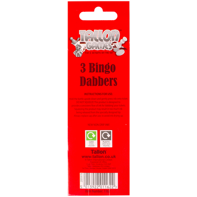 Red Bingo Dabbers: Pack of 3 image number 2