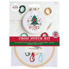 Cross Stitch Hoop Kit: Noel Tree image number 1