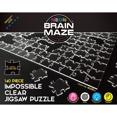 Impossible Clear 140 Piece Jigsaw Puzzle image number 1