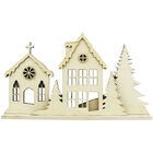 Decorate Your Own Festive Wooden Village image number 1