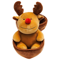 Christmas Pudding Reindeer Plush