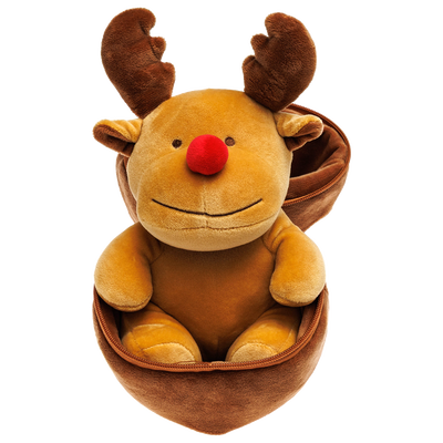 Christmas Pudding Reindeer Plush image number 2