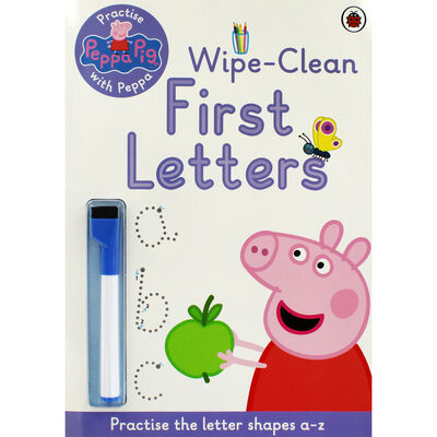 Peppa Pig: First Letters Wipe-Clean Book image number 1