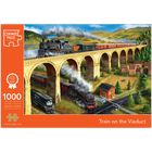 Train on the Viaduct 1000 Piece Jigsaw Puzzle image number 1