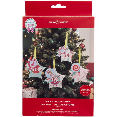 Merry & Bright Make Your Own Advent Decorations: Stars image number 1
