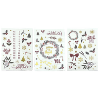 Christmas Candle Transfers