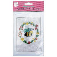 Make Your Own Cross Stitch Card: Happy Bee