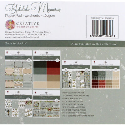 Yuletide Memories Paper Pad - 8x8 Inch image number 4