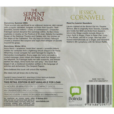 The Serpent Papers: CD image number 2