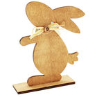 Decorative Wooden Easter Bunnies - Bundle of 12 image number 1