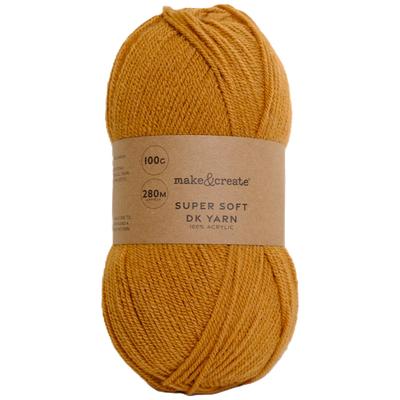 Super Soft DK Yarn: Gingerbread 100g image number 1