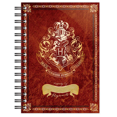 A5 Wiro Harry Potter Hogwarts Crest Notebook image number 1