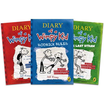 Diary of a Wimpy Kid Books 1-3 Bundle image number 1