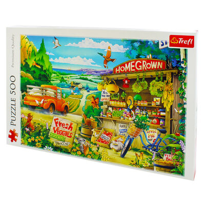 Morning in the Countryside 500 Piece Jigsaw Puzzle image number 3