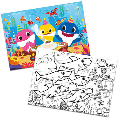 Baby Shark Double Sided 60 Piece Jigsaw Puzzle image number 2