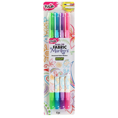 Tulip Bright Fabric Markers: Pack of 4 image number 1