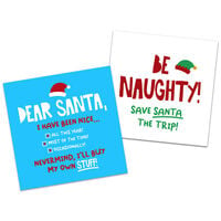 Christmas Adult Humour Charity Cards: Pack of 20